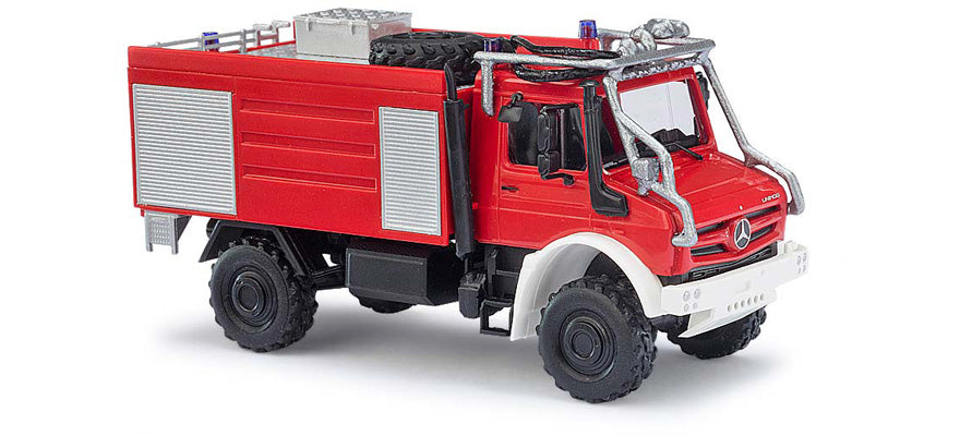 Busch 51051 HO Forest Service Mercedes-Benz Unimog U 5023 Heavy-Duty Fire Truck