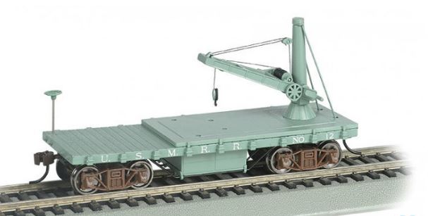 Bachmann 16419 HO US Military Derrick Car