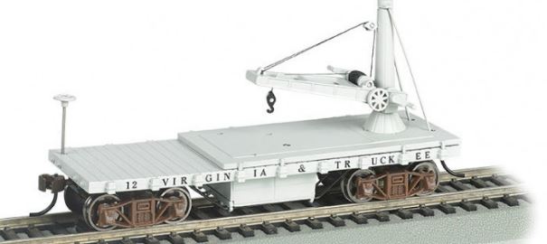 Bachmann 16416 HO Virginia and Truckee Derrick Car