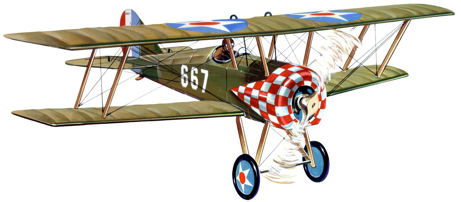 Guillows 201 1:14 Thomas Morse S4C Scout Military Aircraft Plane Model Kit