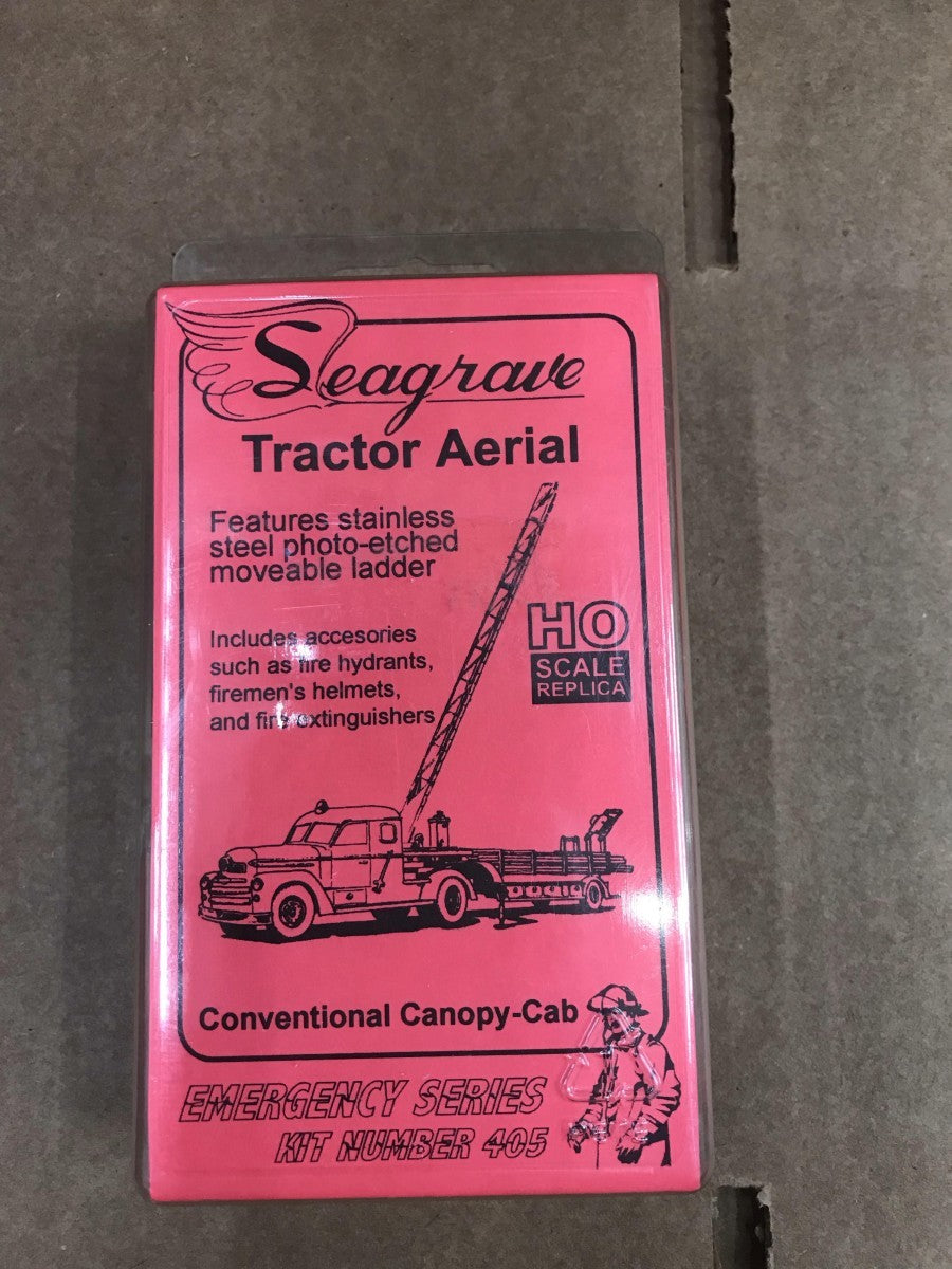 Resin Unlimited 405 HO Seagrave Tractor Aerial Conv. Canopy Cab Building Kit