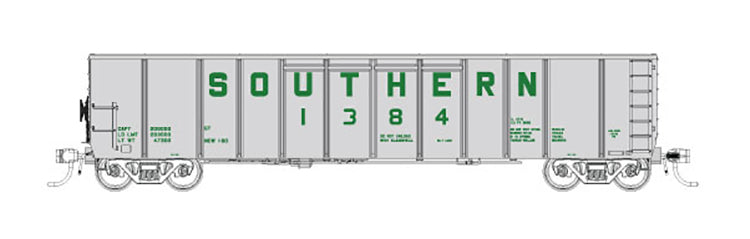 Fox Valley Models 83415 N Southern Silverside Coal Gondola Single Car #2
