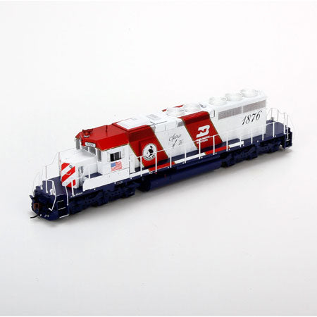 Athearn 98370 HO BN/Bicentennial SD40-2 Diesel Locomotive w/DCC & Sound #1876