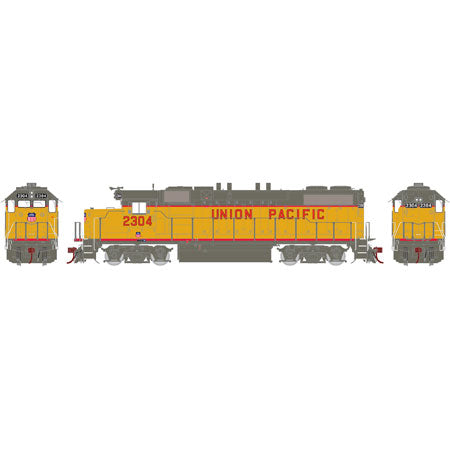 Athearn G65464 HO Union Pacific GP38-2 Diesel Loco Phase 2 w/DCC & Sound #2304
