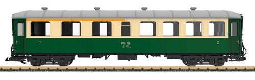 LGB 31522 G Scale RhB Passenger Car, 1st/2nd Class