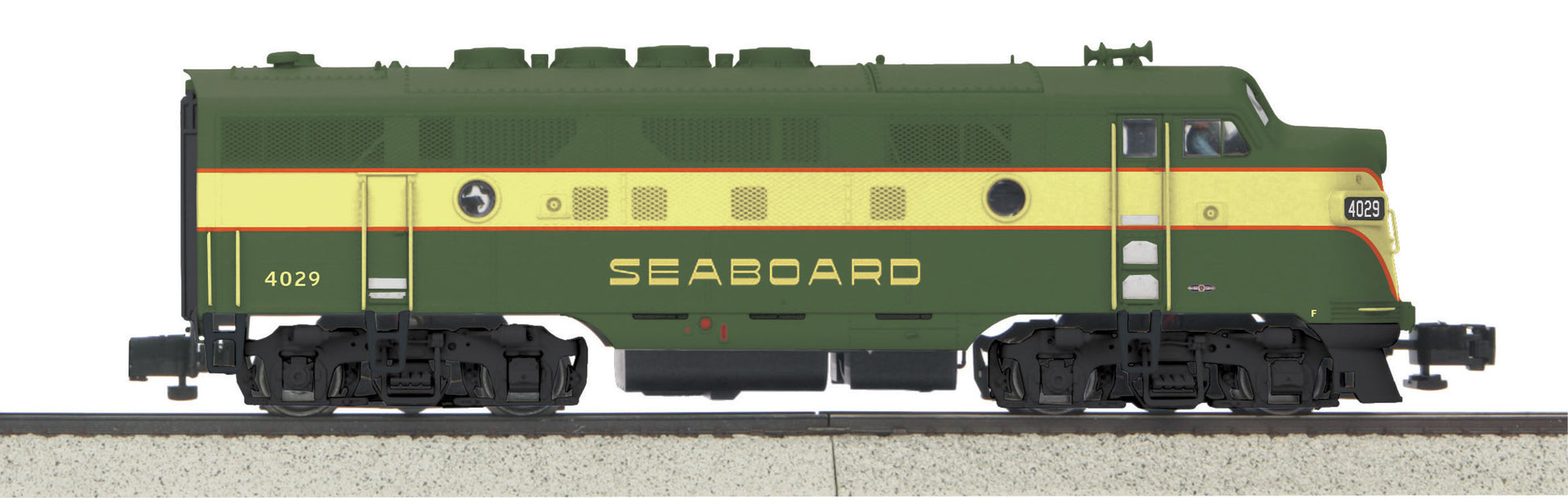 MTH 35-20018-3 S Seaboard F-3 A-Unit Diesel (Non-Powered) #4029