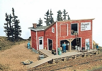 JL Innovative Design 181 HO Scale Fryxell Feed & Seed Building Kit