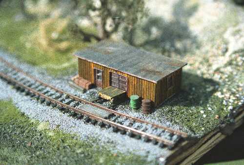 JV Models 1006 N Scale Motor Car House (Pack of 2)