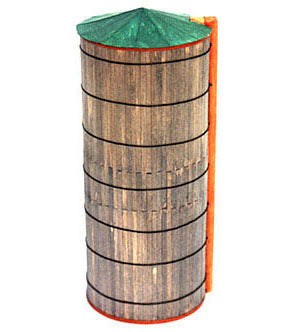 JV Models 2000 HO Scale Wooden Farm Silo