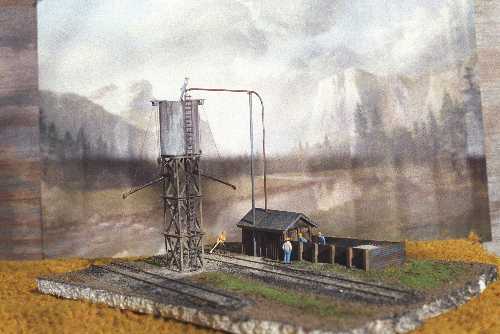 JV Models 1008 N Scale Sand Tower (Double Track) & Drying House