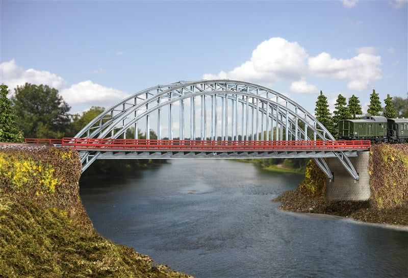 Kibri 37669 N Scale Bridge with End Supports - 13-15/16 x 2" 34.8 x 5cm