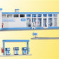Kibri 38541 HO Aral Gas Station Building Kit