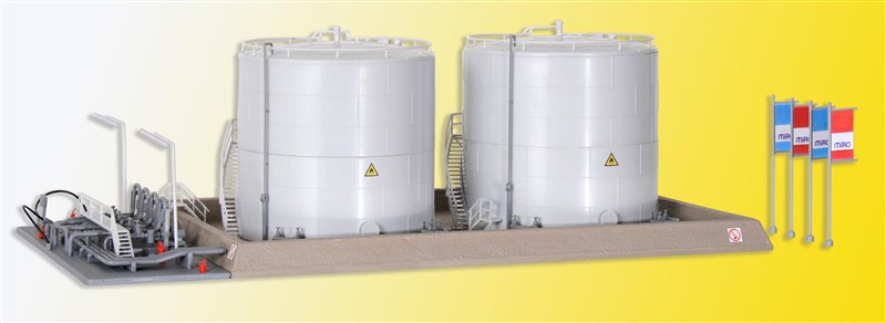 Kibri 39832 HO Scale Twin Fuel MIRO Storage Tank Kit