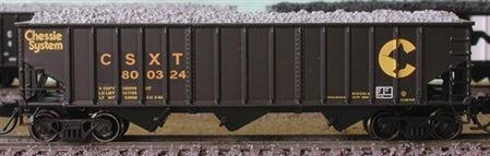 Bluford Shops 14391 N Chessie System CSX Transporation 14-Panel 3-Bay Hopper