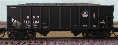 Bluford Shops 65021 N Baltimore & Ohio 8-Panel 2-Bay Side Single Hopper