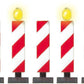 Busch 5908 HO Construction Site Markers
