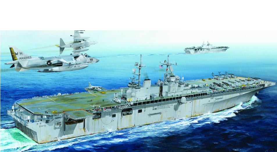 Hobby Boss Models 83405 1:700 USS Boxer LHD-4 Aircraft Carrier Ship Plastic Kit