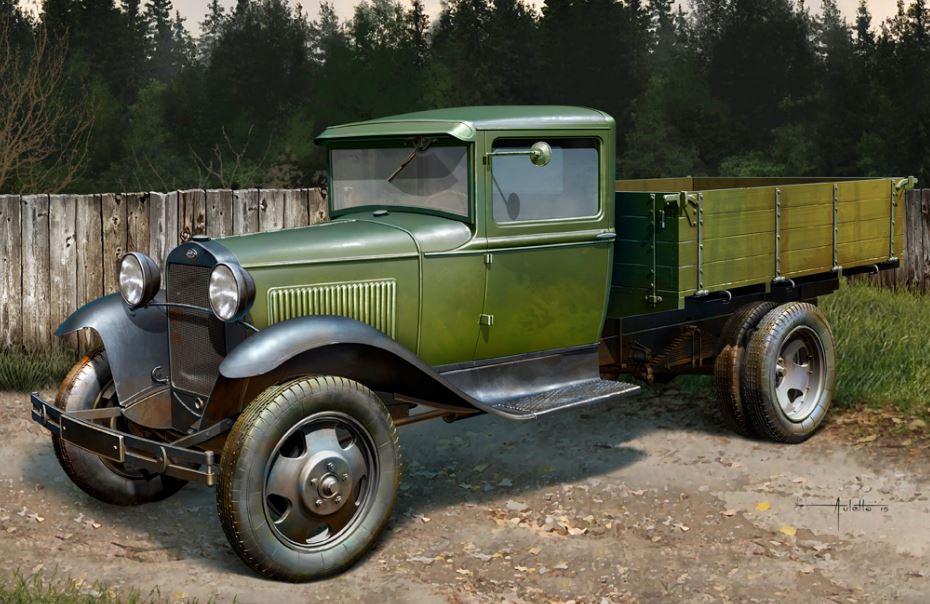 Hobby Boss Models 83836 1:35 Soviet GAZ-AA Cargo Truck Plastic Model Kit