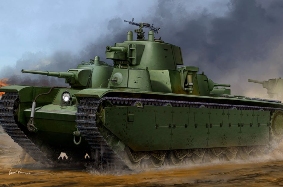 Hobby Boss s 83844 1:35 Soviet T-35 HeavyLate Military Tank Model Kit