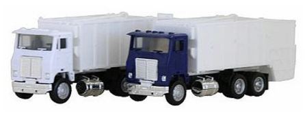 Herpa 6446 HO White Road Commander Garbage Truck Assembled in Var. Colors
