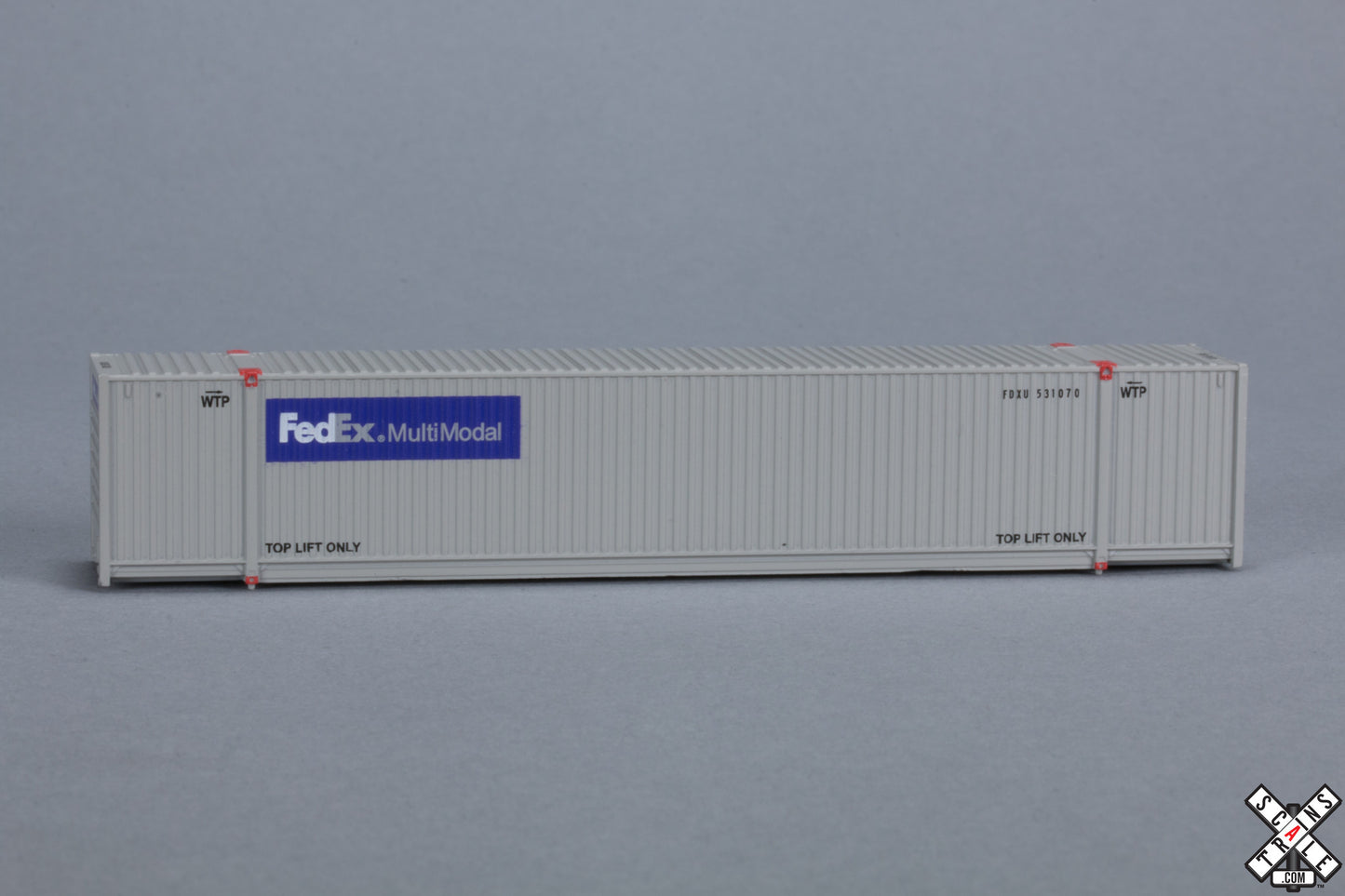 Scale Trains SXT10259 N FedEx CIMC 53’ Corrugated Dry Container #2 (Pack of 3)