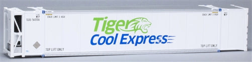 Scale Trains SXT10128 HO Tiger Cool Express CIMC 53’ Reefer Container with Sound