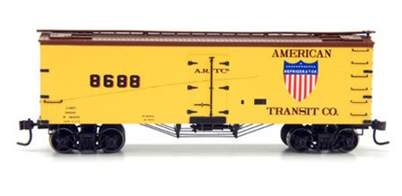 Roundhouse 85462 HO American Transit Co. 36' Old Time Wood Reefer #8688