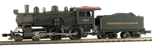 Model Power 87631 N Pennsylvania Railroad Steam 4-4-0 American - Standard DC