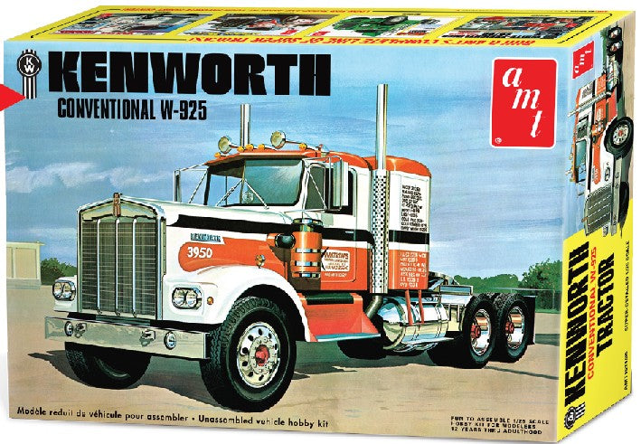 AMT 1021 1:25 Kenworth W925 Movin On Semi Tractor
