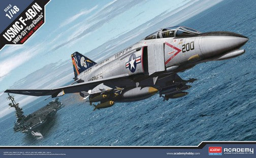 Academy 12315 1:48 F4B/N WMFA531 gray Ghosts USMC/USN Fighter Airplane Kit