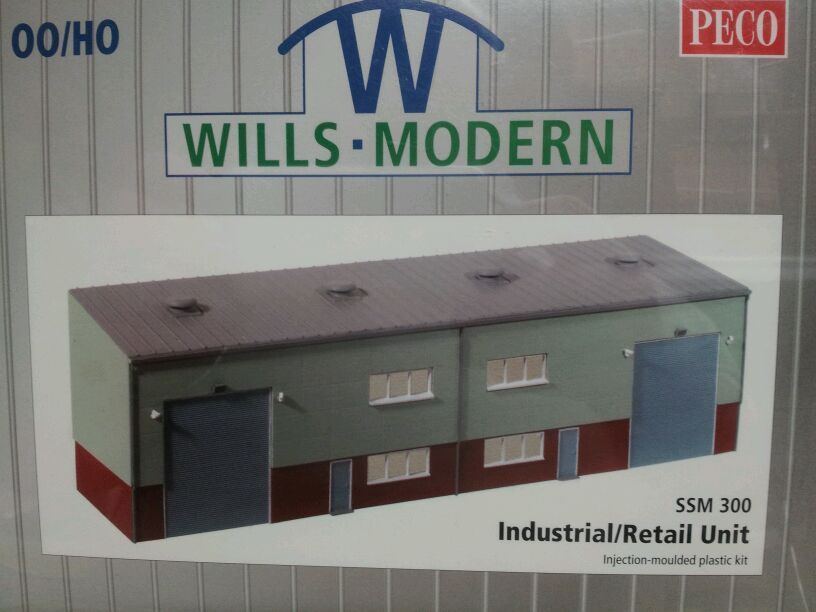 Wills Kits SSM300 HO Industrial/Retail Unit Kit