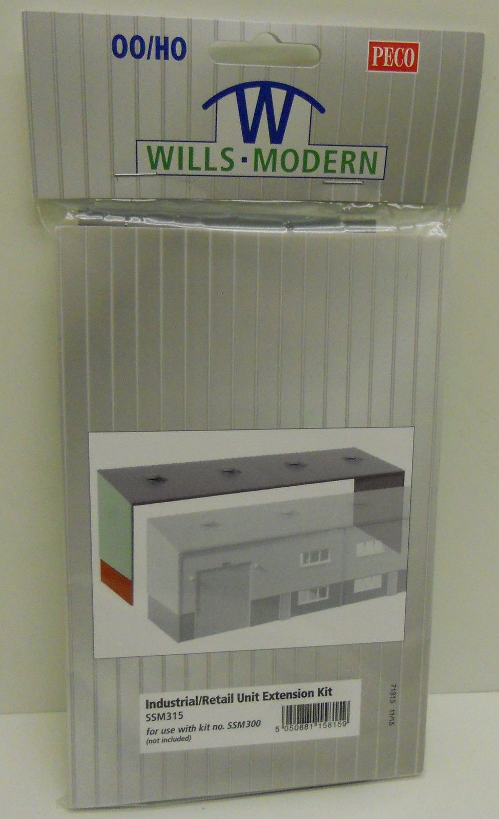 Wills Kits SSM315 OO/HO Industrial/Retail Unit Extension Kit