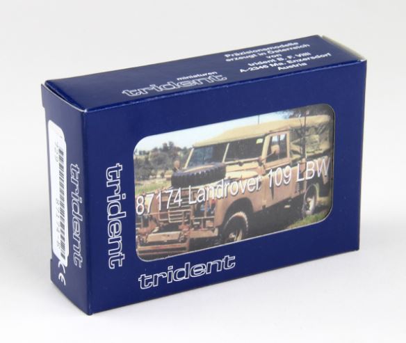 Trident Miniatures 87174 HO Land Rover 80 Truck Kit
