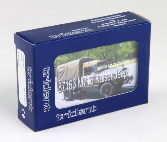 Trident Miniatures 87163 HO M715 CUCV Jeep Kit