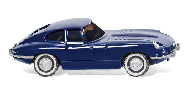 Wiking 080302 1961 Jaguar E-Type Coupe in Dark Blue