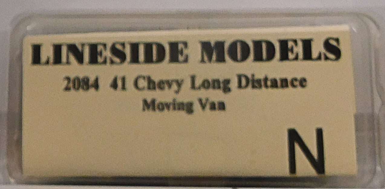 Lineside Models 2084 N 1941 Chevy Long Distance Moving Van