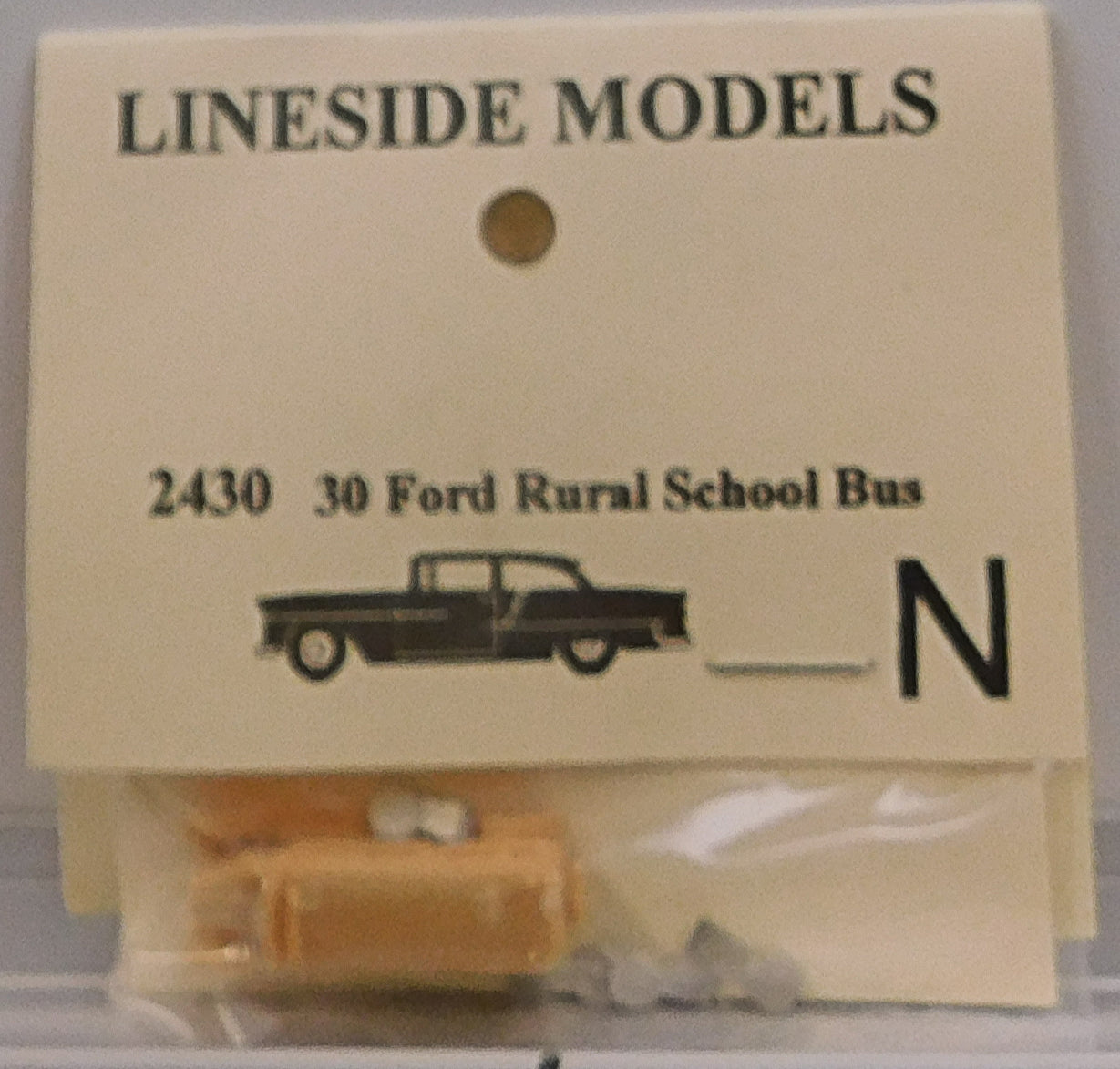 Lineside Models 2430 N 1930 Ford Rural School Bus