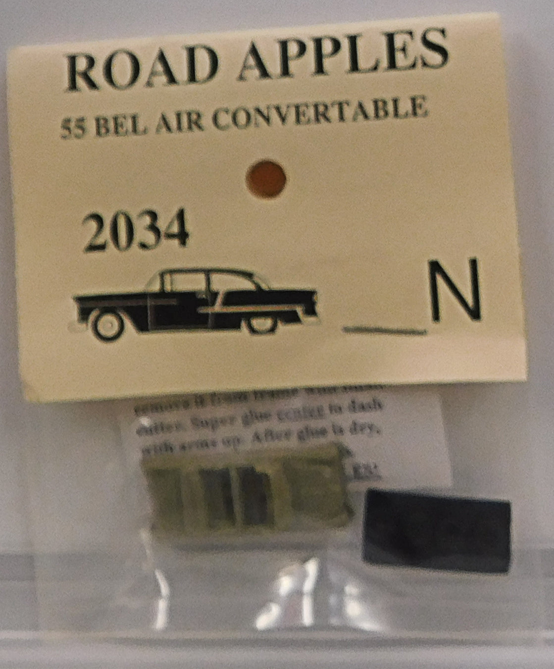 Road Apples 2034 N 1955 Bel Air Convertible