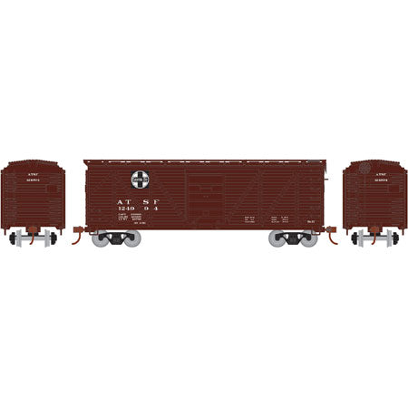 Roundhouse 85714 HO Atchison, Topeka&Santa Fe 40' Single Sheathed Box #124994