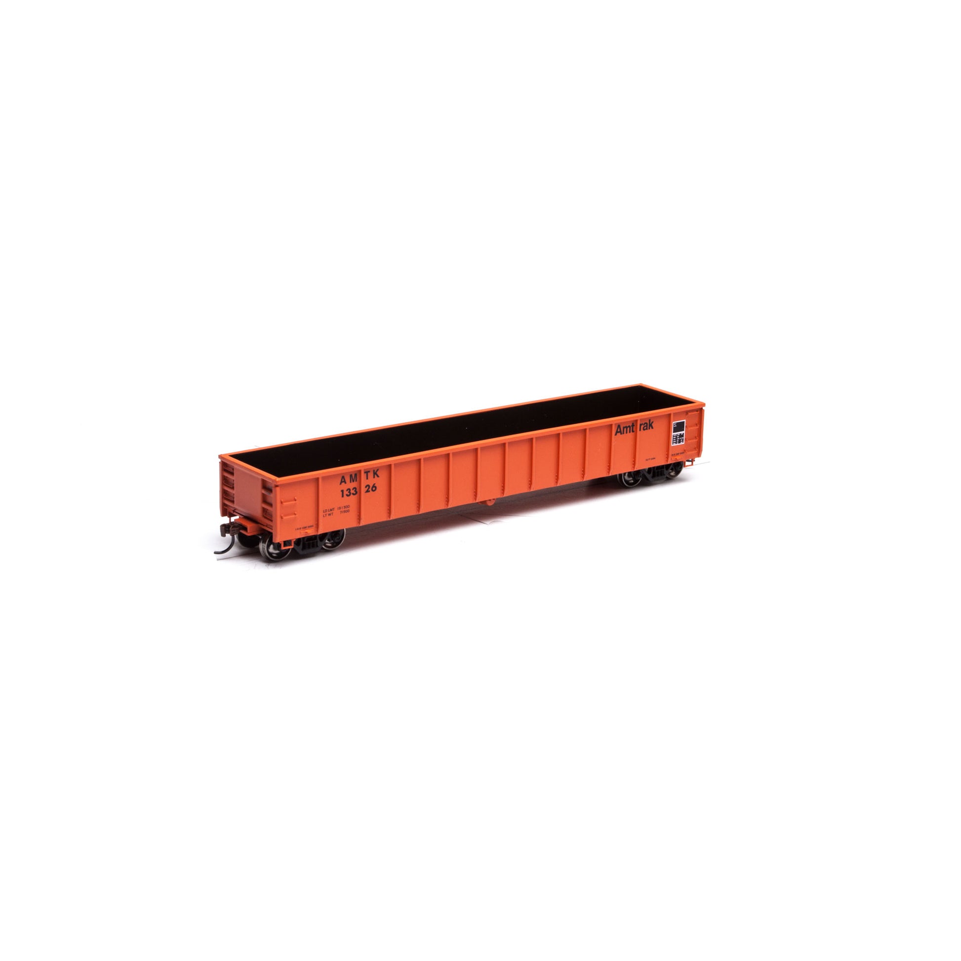 Athearn 97427 HO Amtrak 52' Mill Gondola RTR #13326