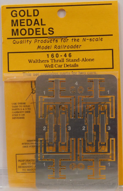 Gold Medal Models 160-46 N Car Walthers Thrall Stand-Alone Detailing (Set of 2)