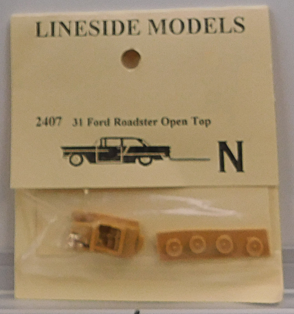 Lineside Models 2407 N 1931 Ford Roadster Opera Top