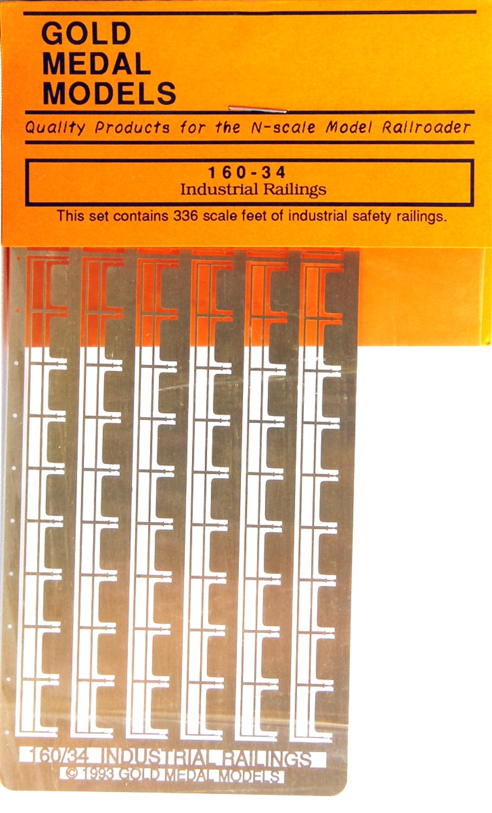 Gold Medal Models 160-34 N Scale Industrial Railings