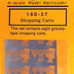 Gold Medal Models 160-37 N Grocery Store Shopping Cart Kit (Pack of 8)