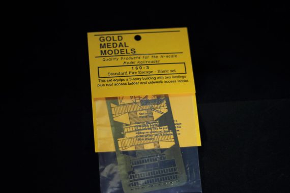 Gold Medal Models 160-3 N Standard Fire Escape Basic Set 3-Story Kit