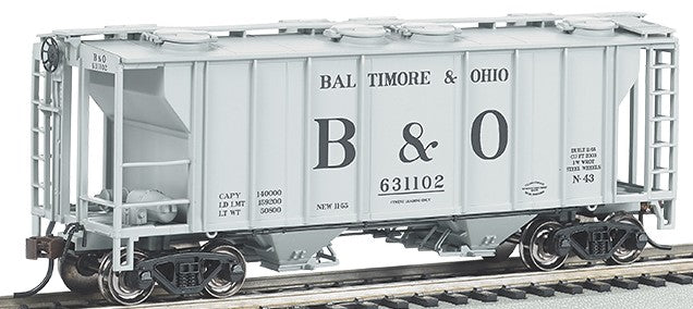Bachmann 73503 HO Baltimore & Ohio PS-2 2-Bay Covered Hopper #631102