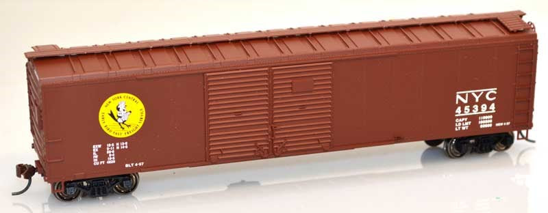 Bowser 60027 HO New York Central 50' Boxcar 4 doors (Early Bird) #45377