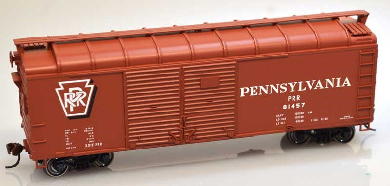 Bowser 60148 HO Pennsylvania X31f 40' Turtle Roof Boxcar 4 Doors #81452
