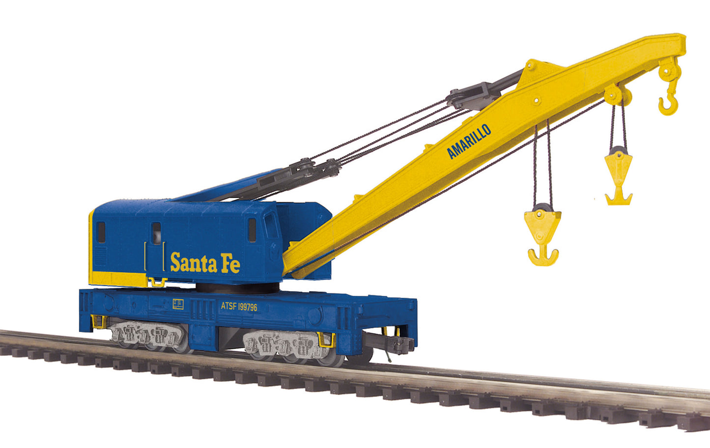 MTH 20-95192 O Santa Fe Premier Crane Car
