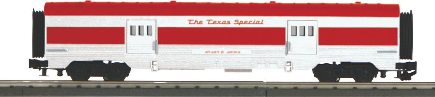 MTH 30-67914 O Texas Special RailKing 60' Streamlined Baggage Car